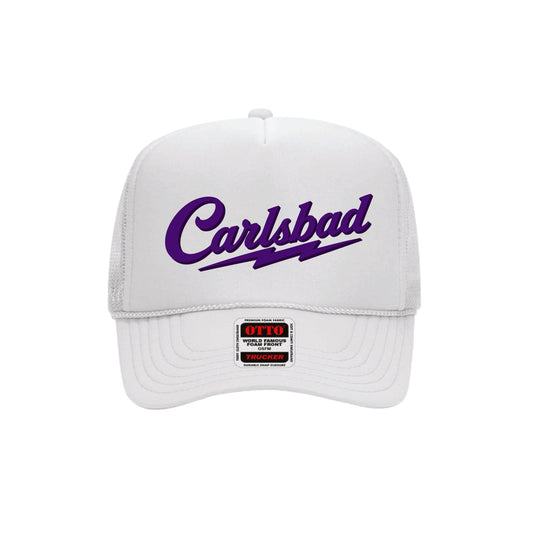 CYB Carlsbad Youth Baseball- Carlsbad Trucker (White)
