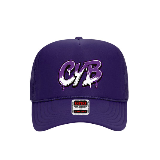 CYB Carlsbad Youth Baseball- Graffiti Trucker (Purple)