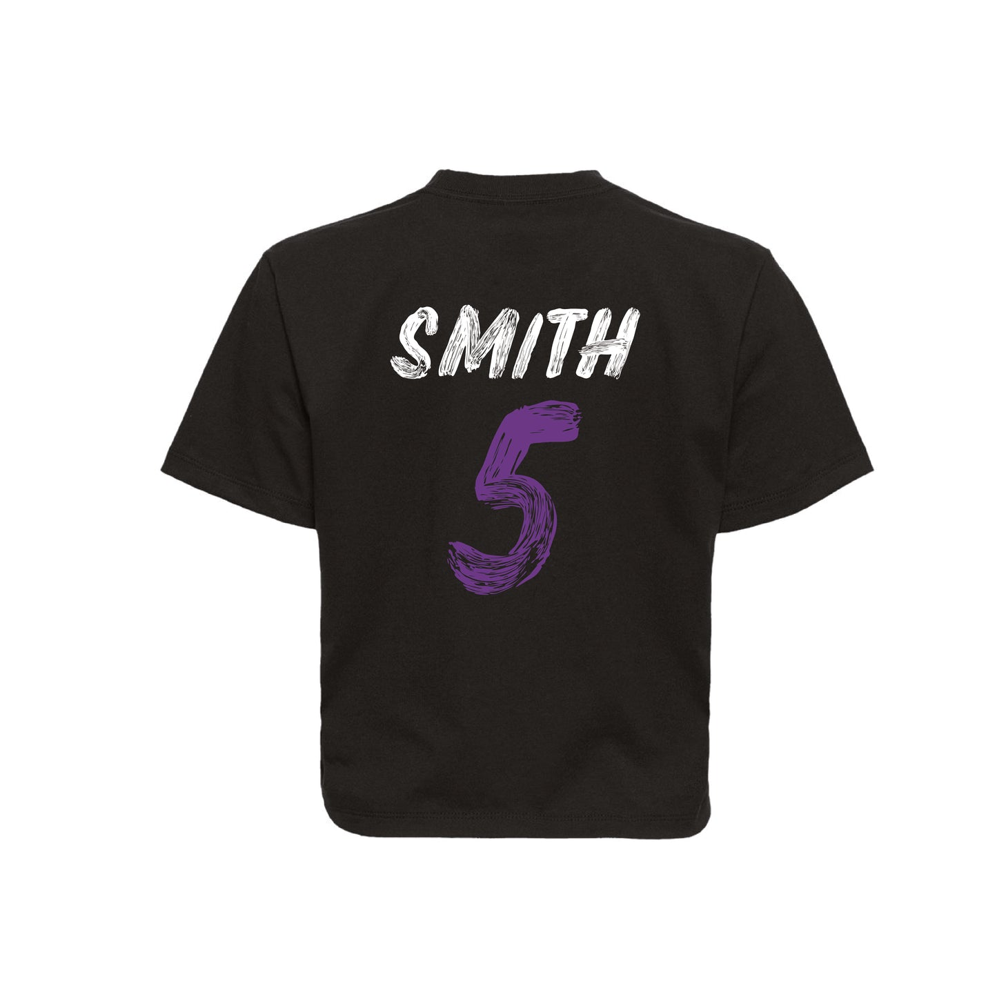 CYB Carlsbad Youth Baseball Ladies Boxy Tee - CBAD TIME (Black)