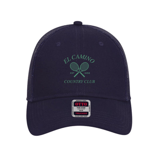 El Camino Country Club Embroidered Low Profile Mesh Back Trucker Hat