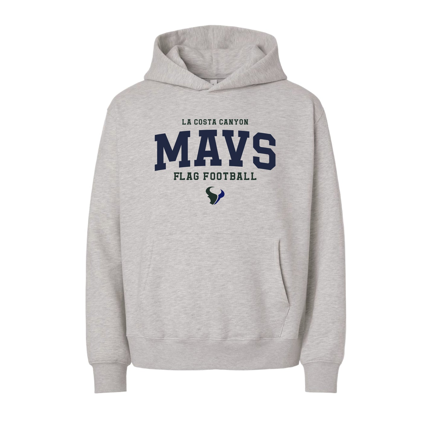 LCC Flag Football 2026 - MAVS Hoodie (Athletic Heather)