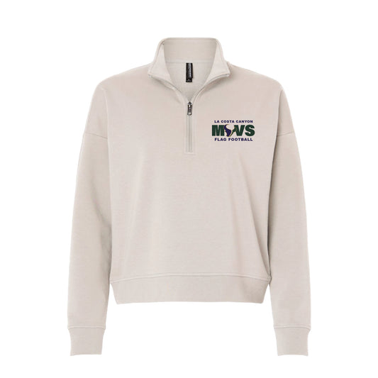 LCC Flag Football 2026- Ladies Quarter Zip (Smoke)