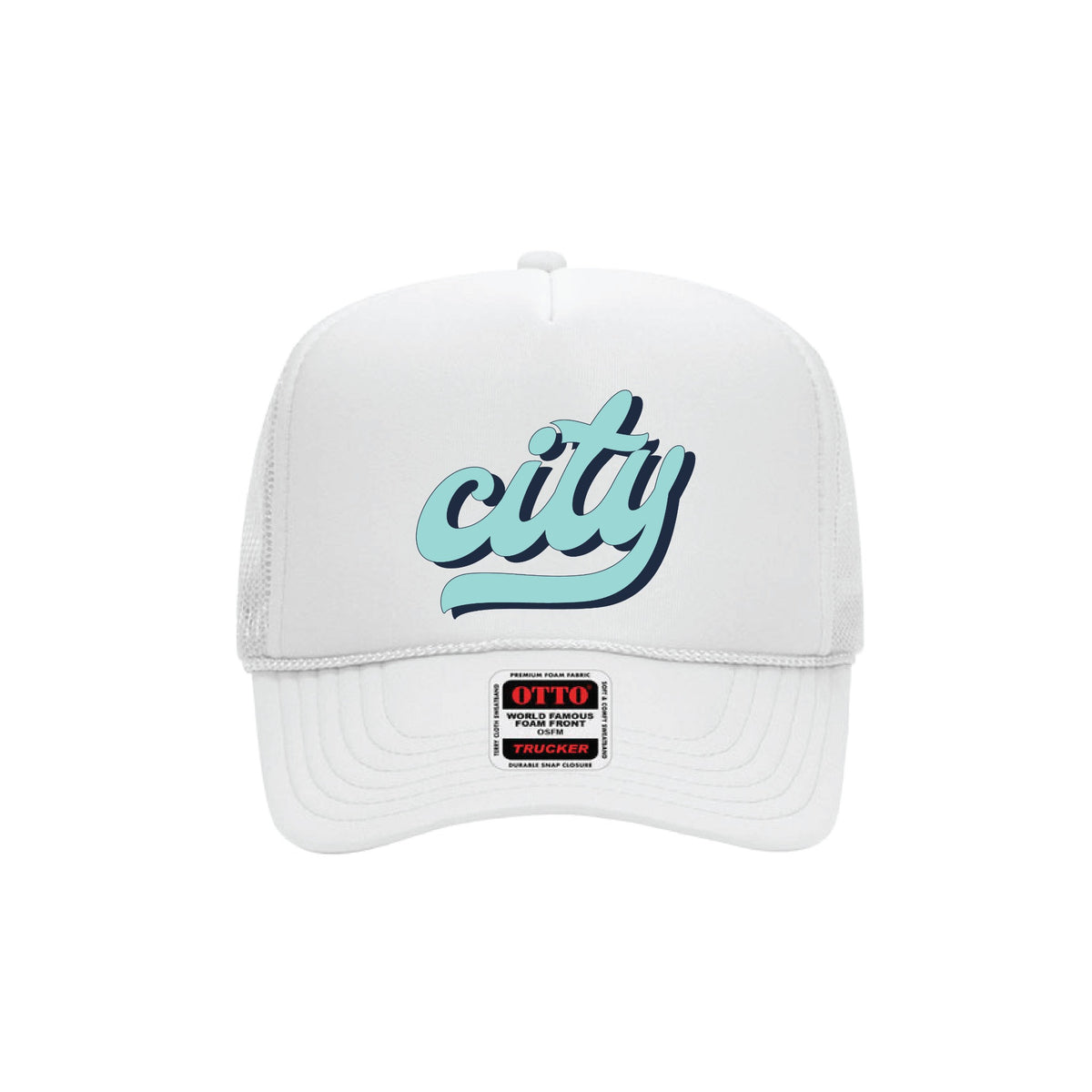 White City Trucker Hat mockup