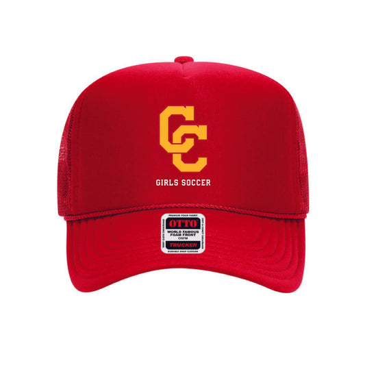 Cathedral Catholic Girls Soccer - Adult Trucker Hat (Red)