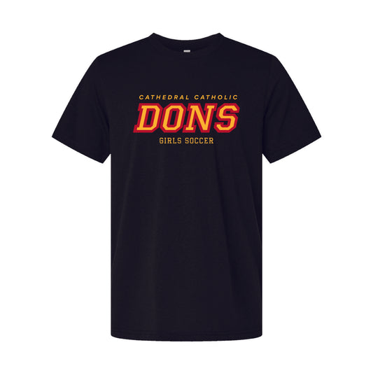 Cathedral Catholic Girls Soccer- Unisex Tee (Black)