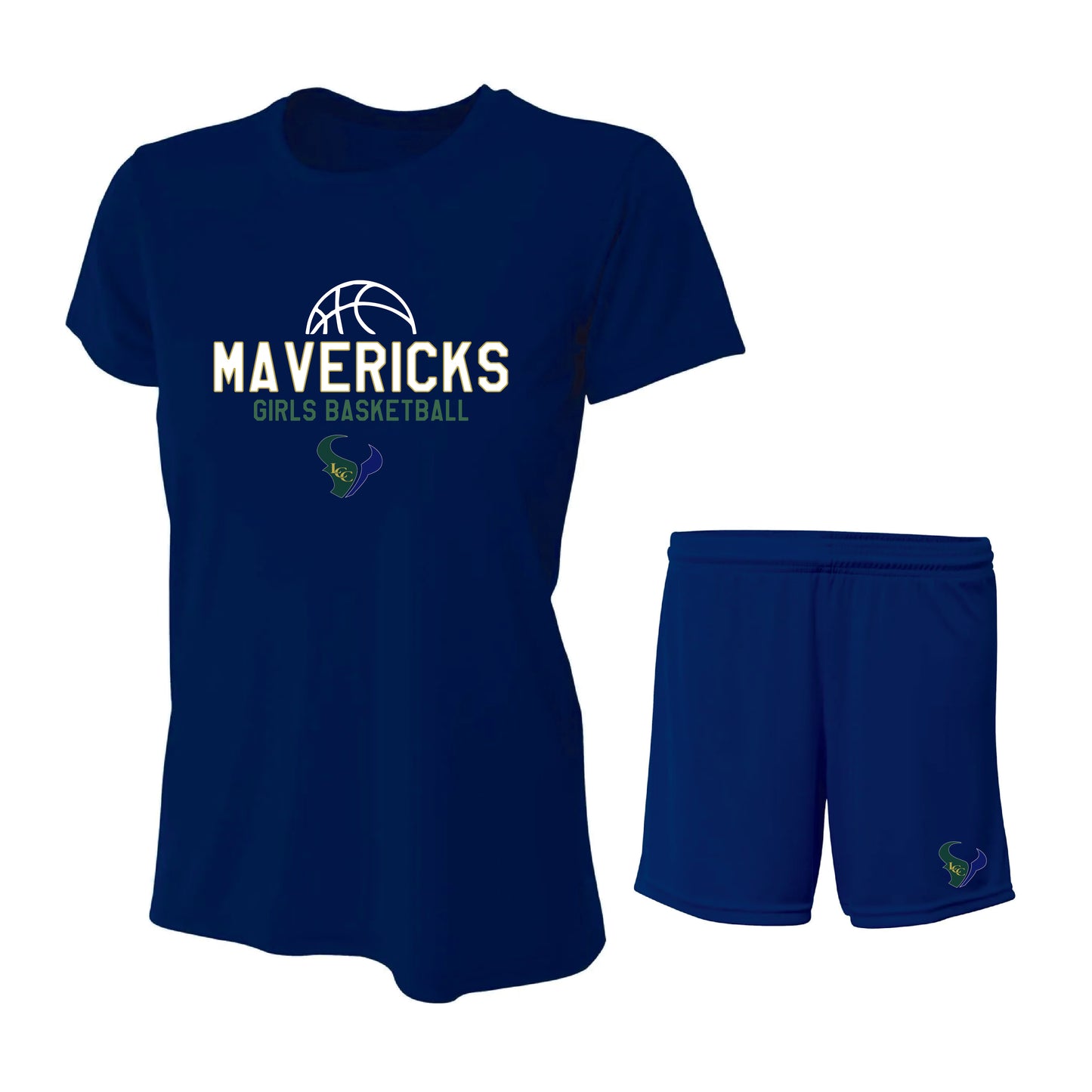 LCC Girls Basketball Practice Jersey Set (Navy)