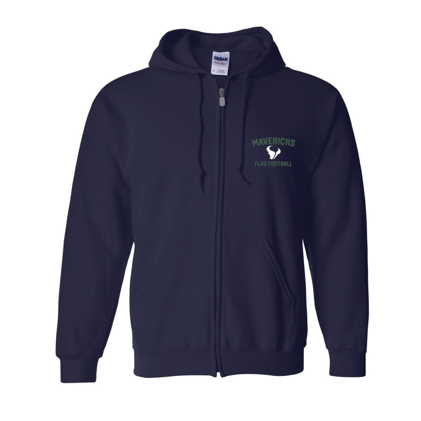 LCC Flag 2025 Mavericks Zip Hoodie- Navy