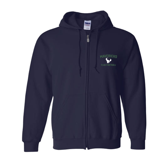 LCC Flag 2025 Mavericks Zip Hoodie- Navy