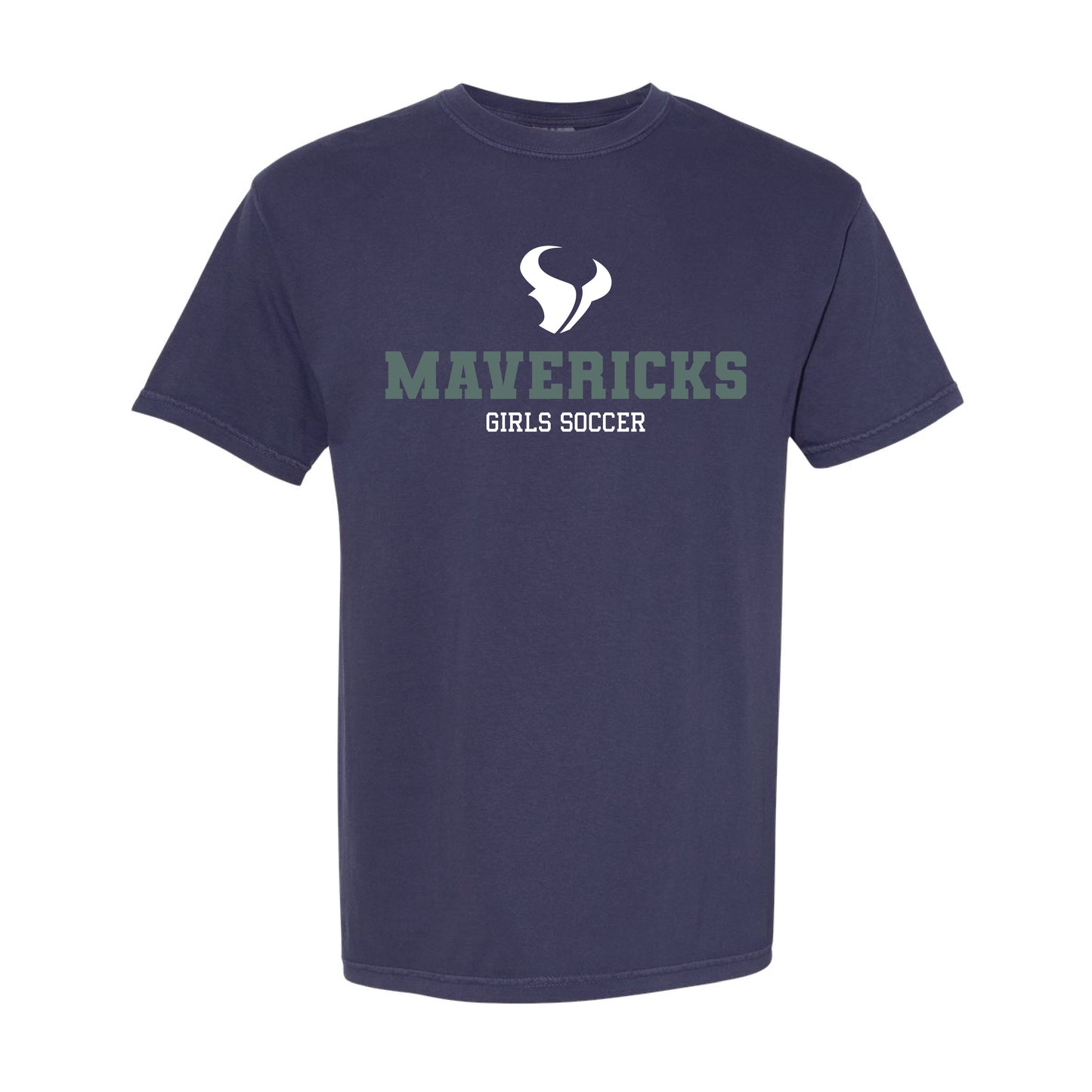 LCC Girls Soccer (11233) Mavericks (Vintage Navy)