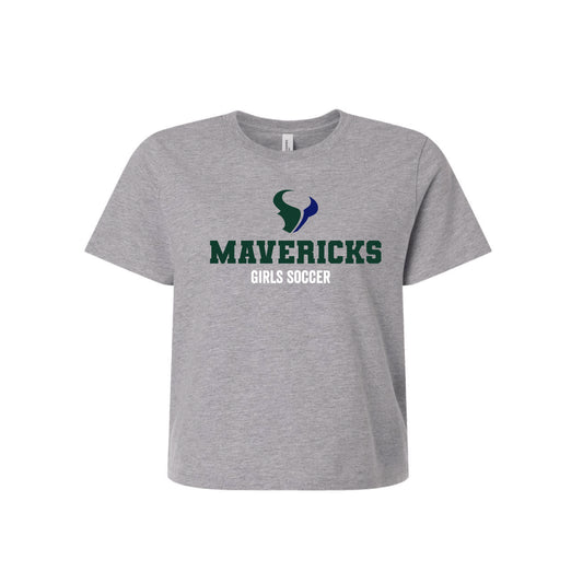 LCC Girls Soccer (112315)  Ladies Boxy Tee