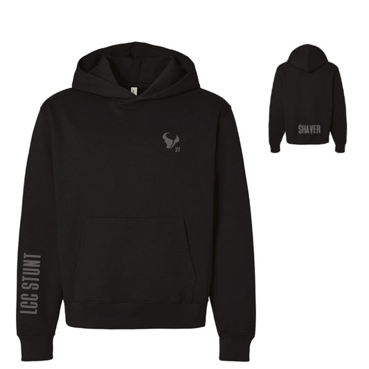 LCC Stunt Team // Black Hooded Sweatshirt