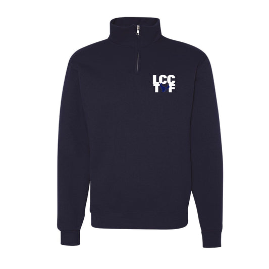 LCC Track and Field- LCCTF Quarter Zip (Navy)