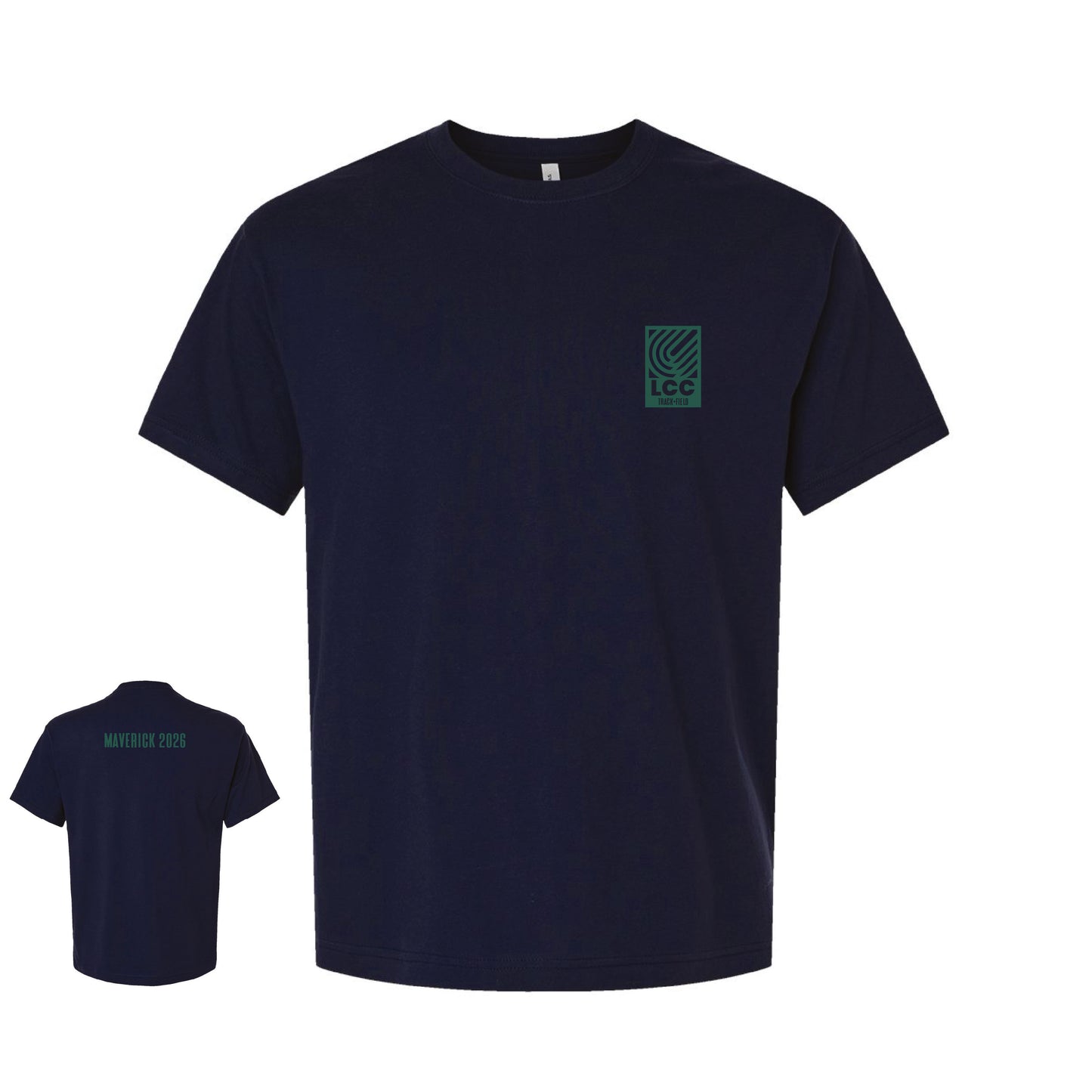 LCC Track and Field Unisex Tee (Navy)
