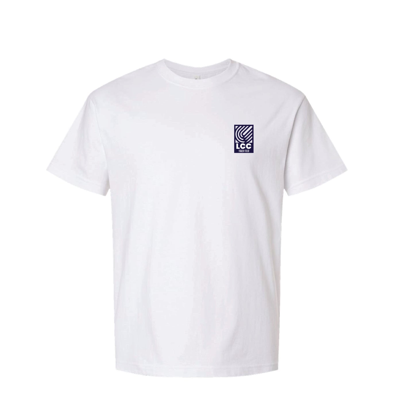 LCC Track and Field Unisex Tee (White)