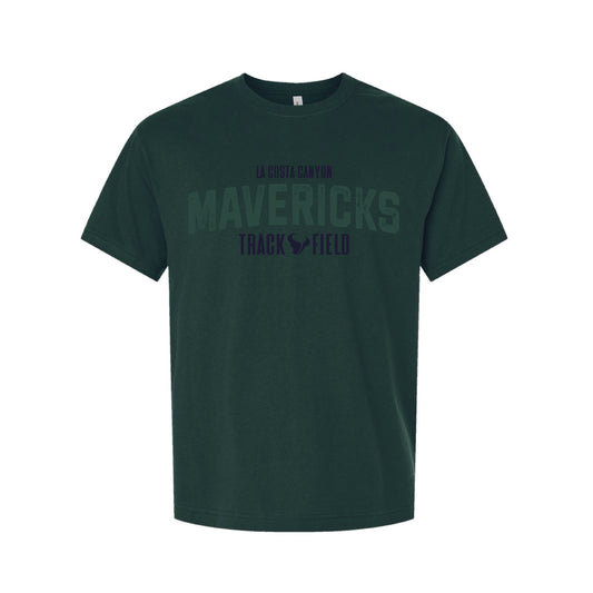 LCC Track and Field Unisex Tee Mavericks (Forest)