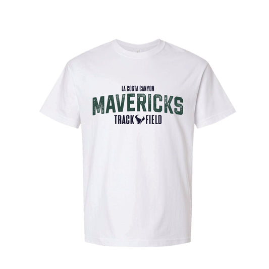 LCC Track and Field Unisex Tee Mavericks (White)
