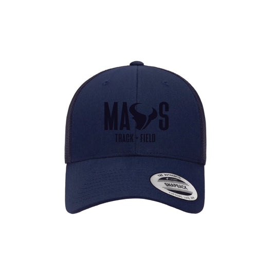 Yupong Snapback Elite Embroidered MAVS Hat (Navy)