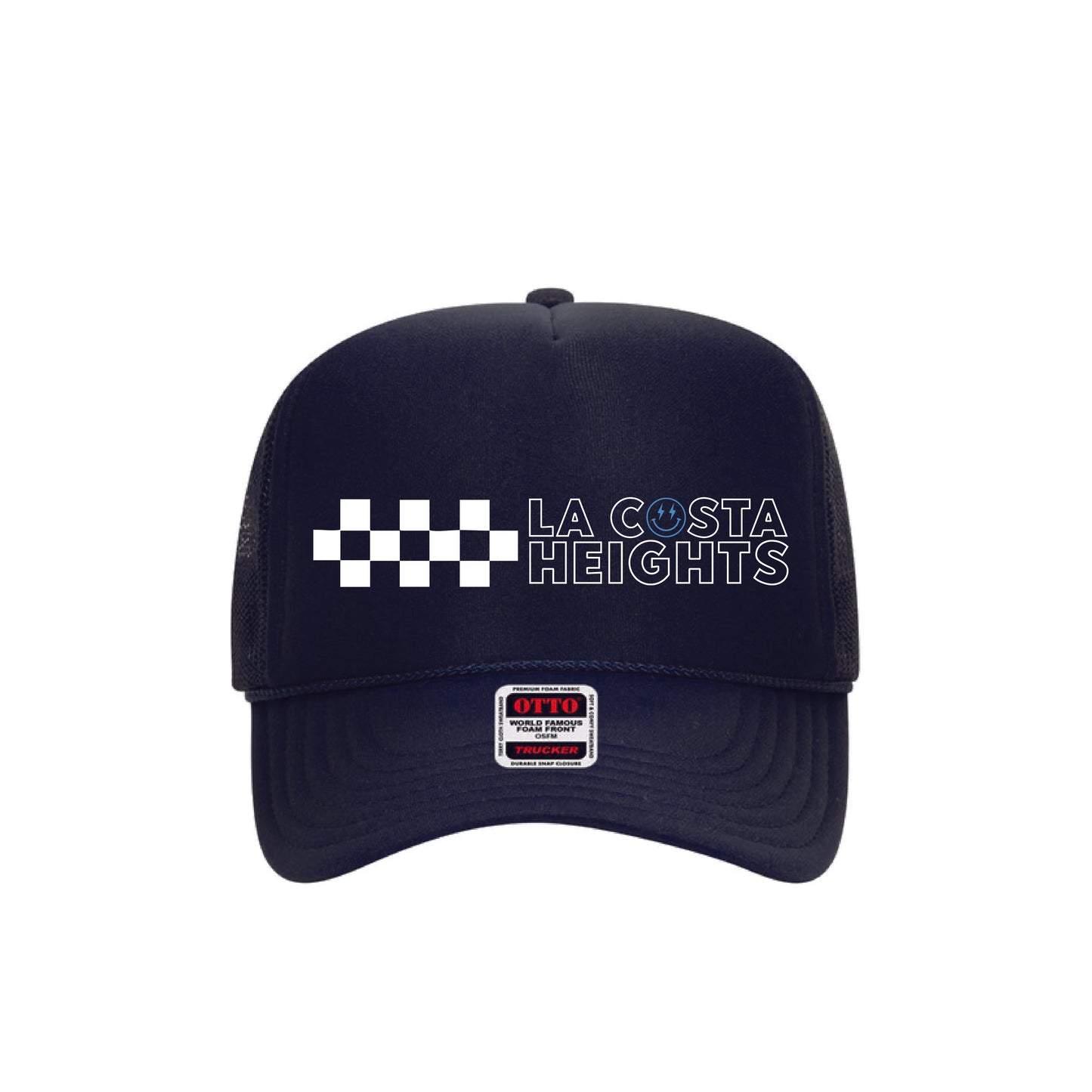 LCH- Spiritwear Trucker Hat - Checkered Navy