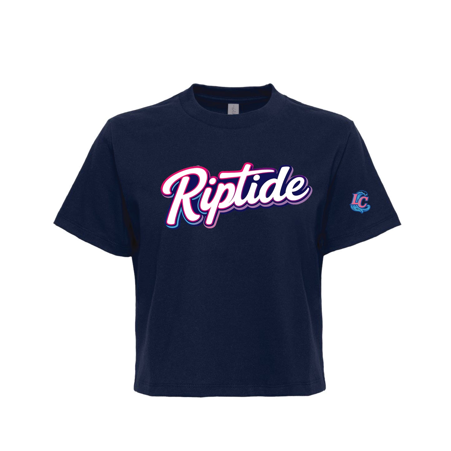 Riptide LCYO 2026 Ladies Boxy Tee (Navy/Gradient)