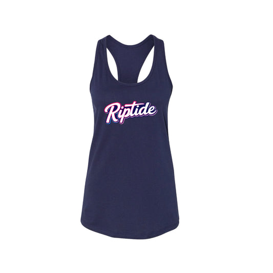 Riptide LCYO 2026 Ladies Racerback Tank (Navy Gradient)