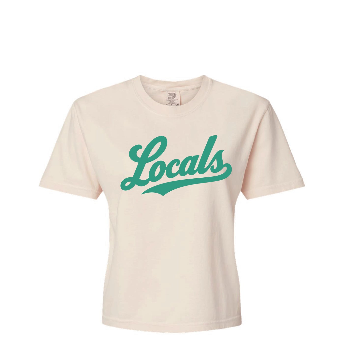 Locals Baseball- Ladies Boxy Tee- Classic Logo