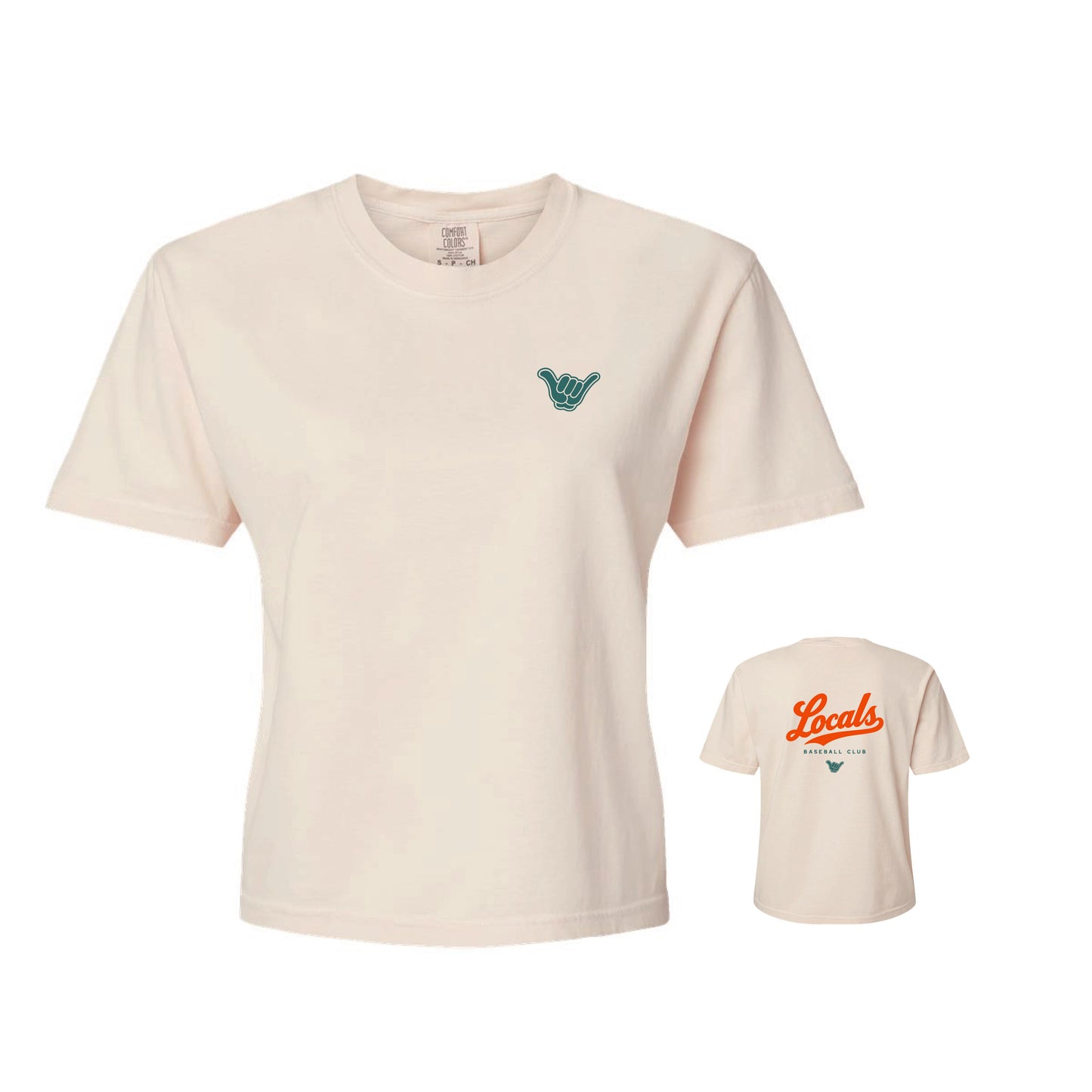 Locals Baseball- Ladies Boxy Tee- Shaka
