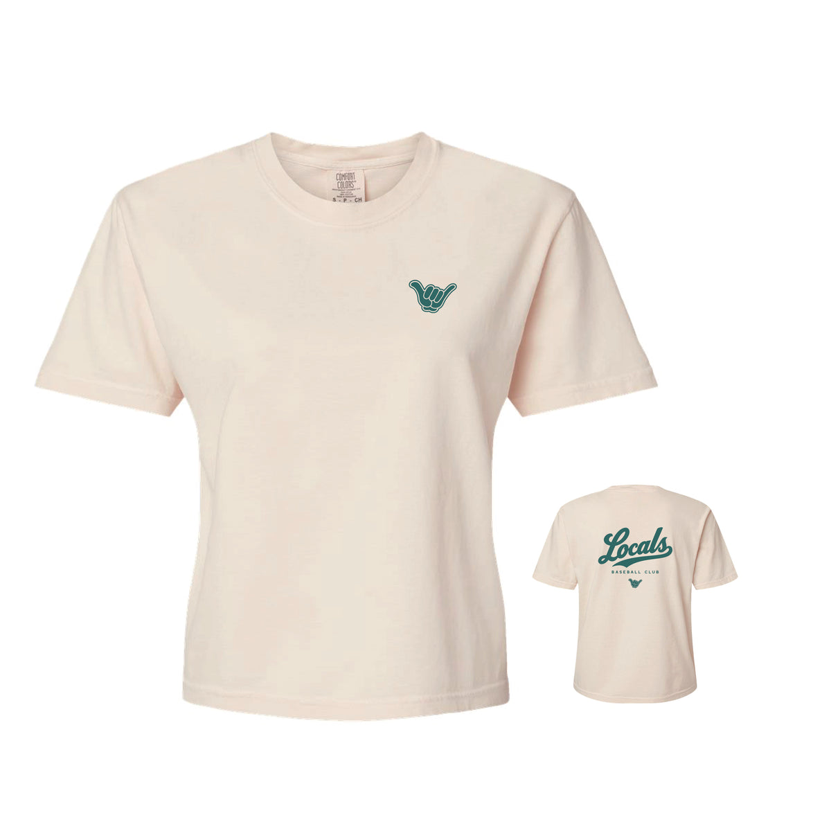 Locals Baseball- Ladies Boxy Tee- Shaka