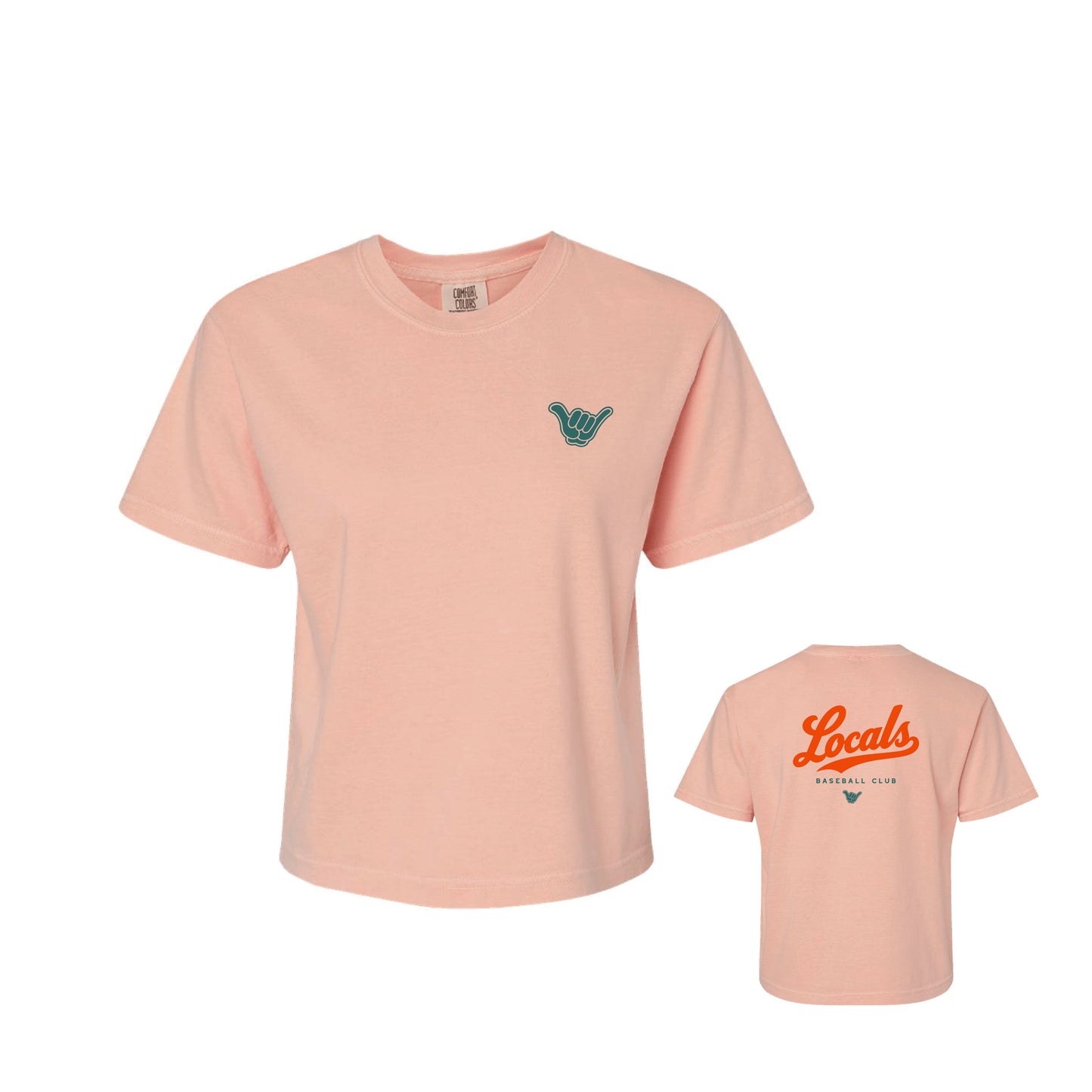 Locals Baseball- Ladies Boxy Tee- Shaka