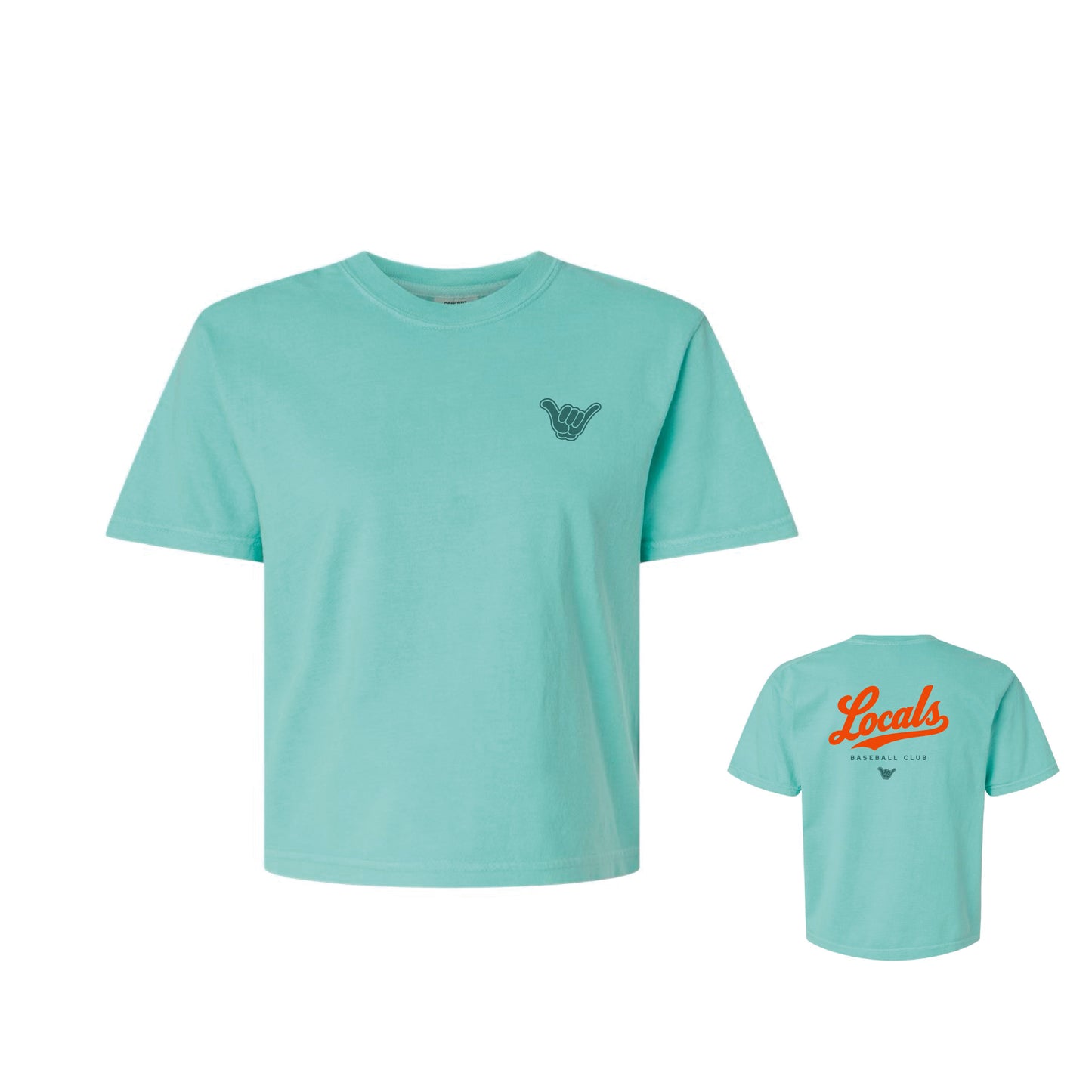 Locals Baseball- Ladies Boxy Tee- Shaka