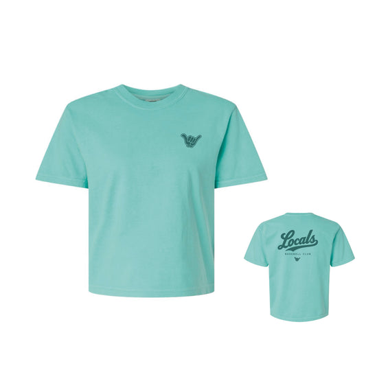 Locals Baseball- Ladies Boxy Tee- Shaka