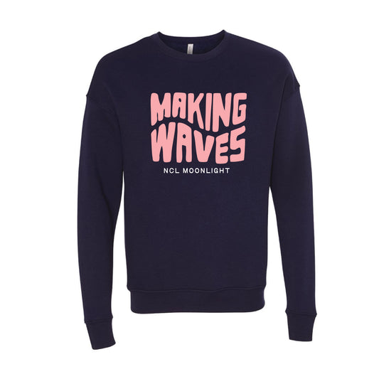 NCL Moonlight Making Waves Fleece Crewneck  2026 (Navy)