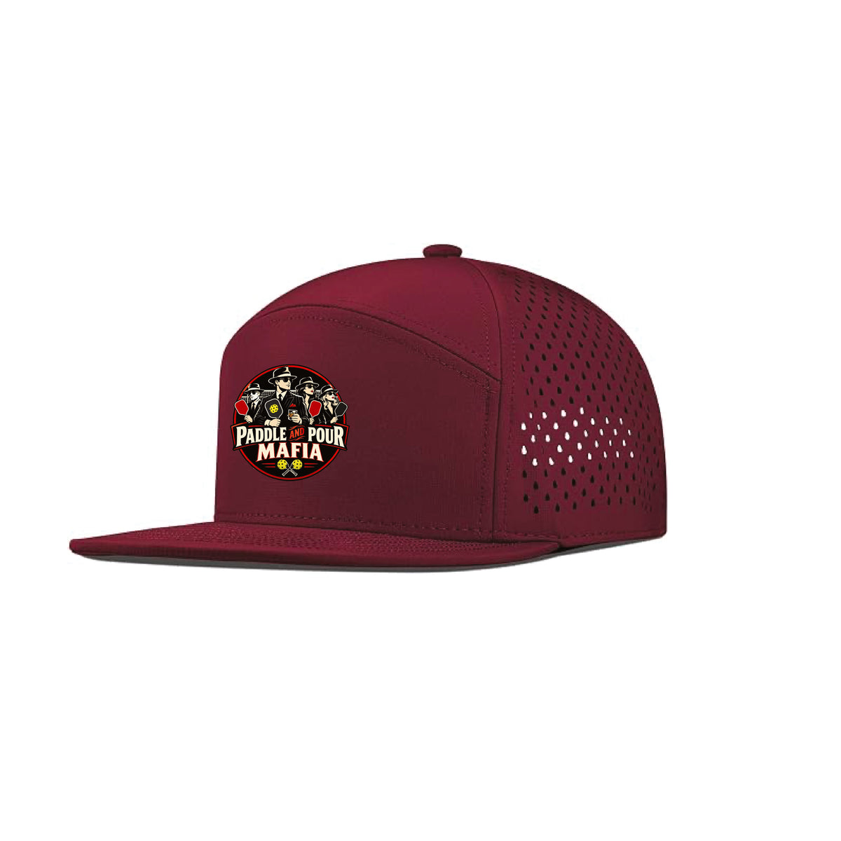 Paddle & Pour Performance Snapback (Burgundy)