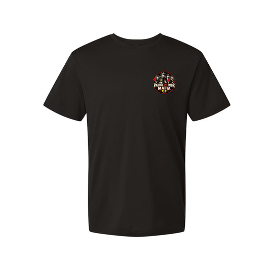 Paddle & Pour Unisex Performance Tee (Black)