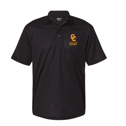 Cathedral Catholic Rugby CO 2026 SENIOR Paragon Dry-Fit Polo  Shirt (Black)