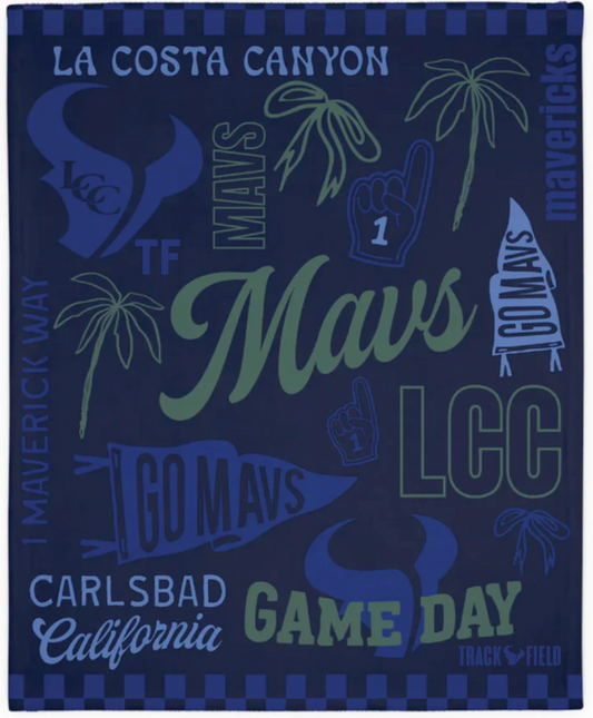 LCC Game Day Sherpa Blanket