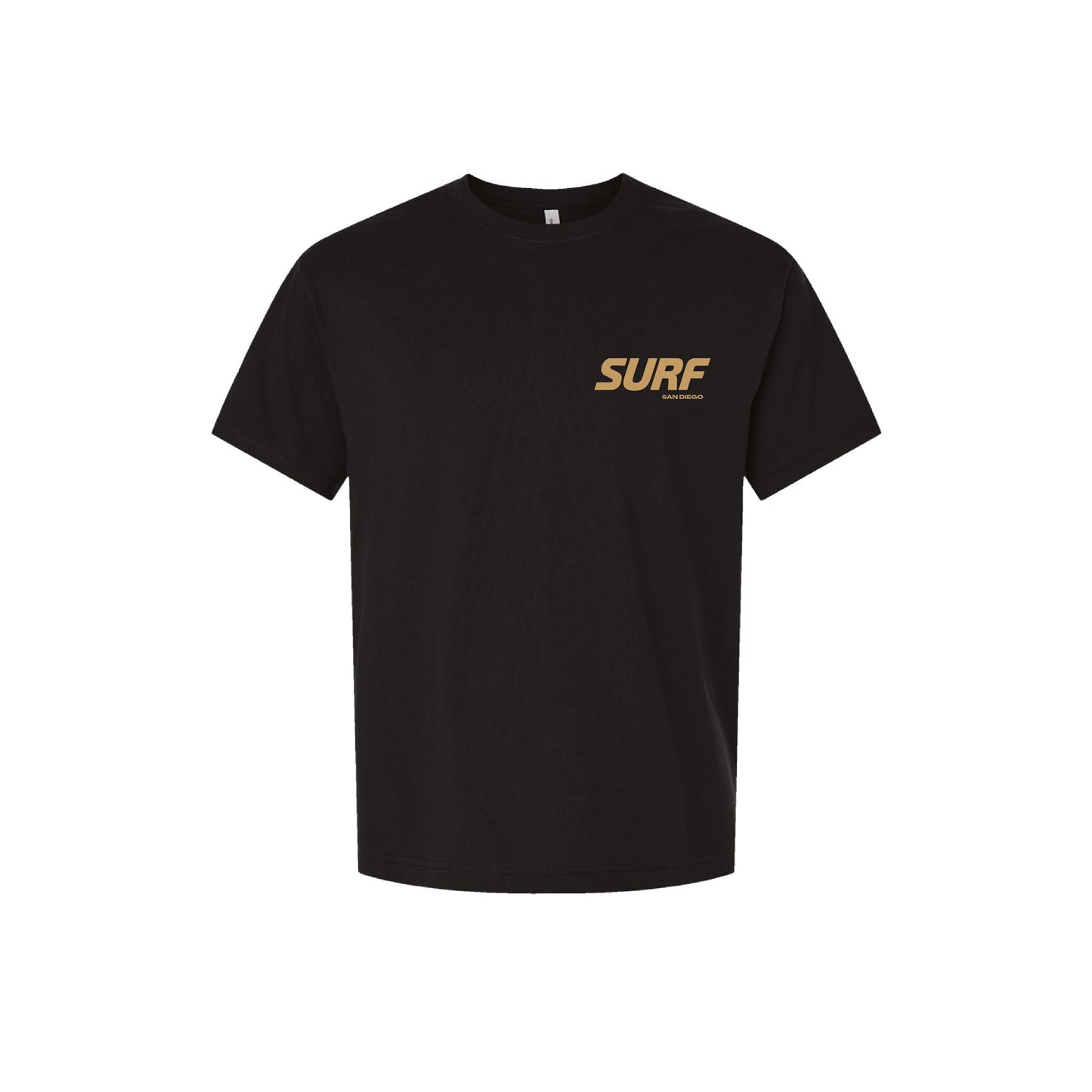 SURF MERCH26 - San Diego Unisex Tees (Black/Gold)