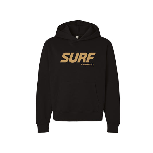 SURF MERCH26 - Hoodie (Black/Gold)