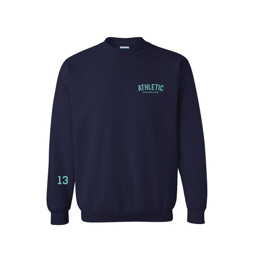 Athletic Soccer Club - Crewneck Sweatshirt (Navy)