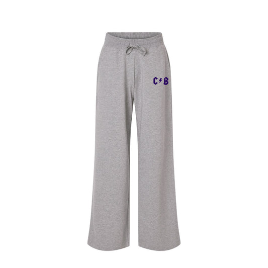 Carlsbaddies Ladies Wide Leg Sweats (Grey)