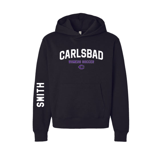 Carlsbad High Soccer (1213001) Heavyweight Hoodie- Classic (Black)