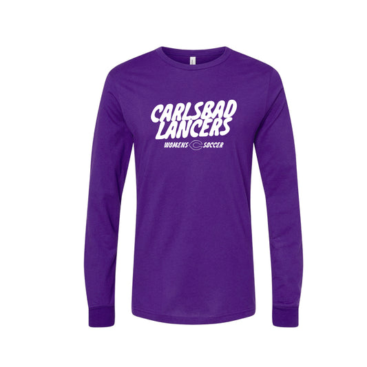Carlsbad High Soccer (12130120) Unisex Long Sleeve (Purple)