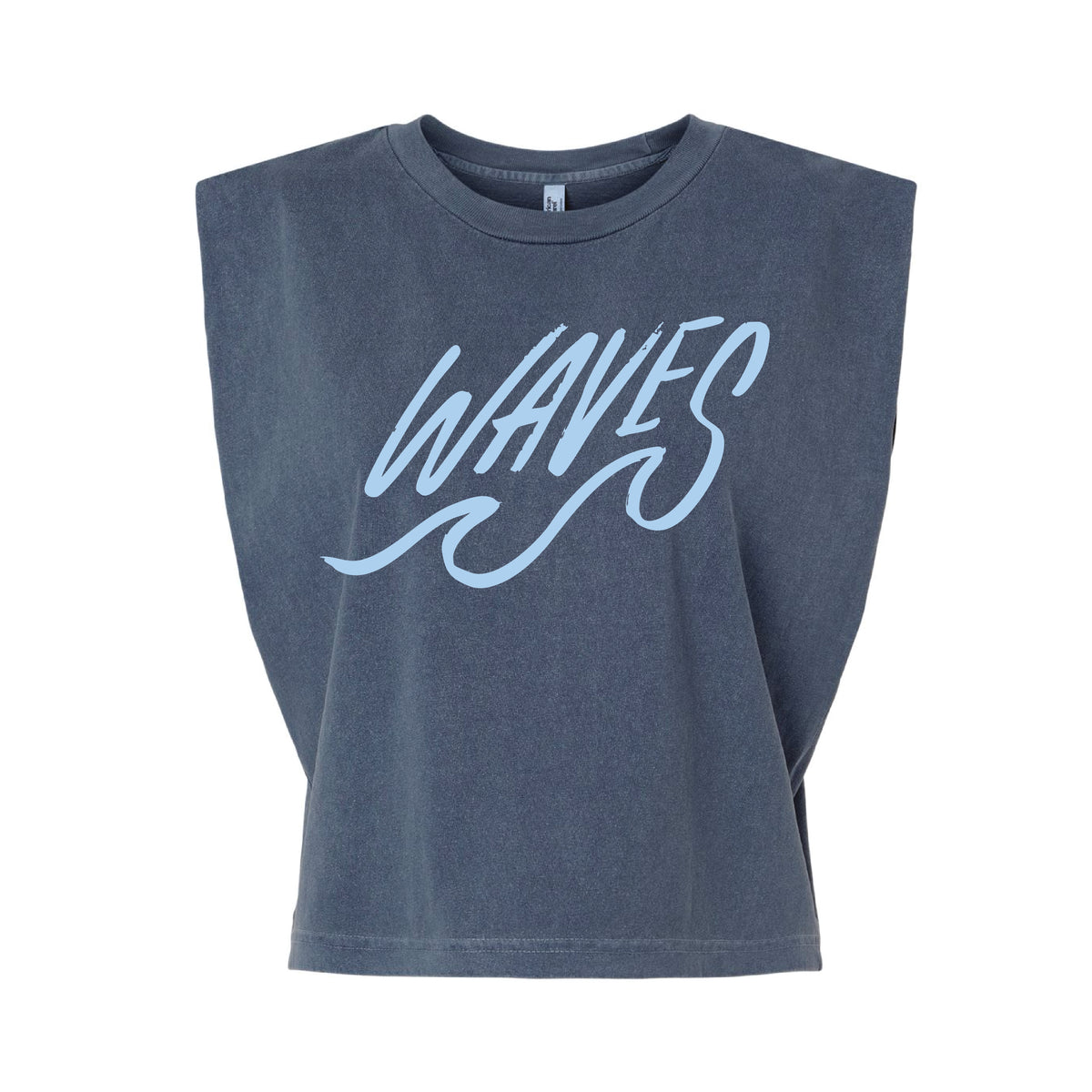 Carlsbad Waves Ladies WAVES Muscle Tank (Vintage Navy)