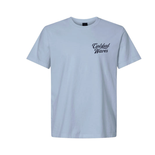 Carlsbad Waves Unisex Tee (Light Blue)