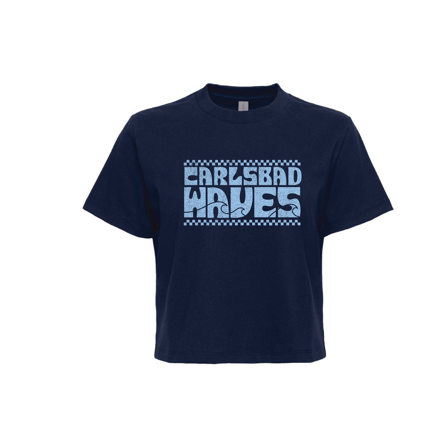 Carlsbad Waves Ladies WAVE CHECK Boxy Tee