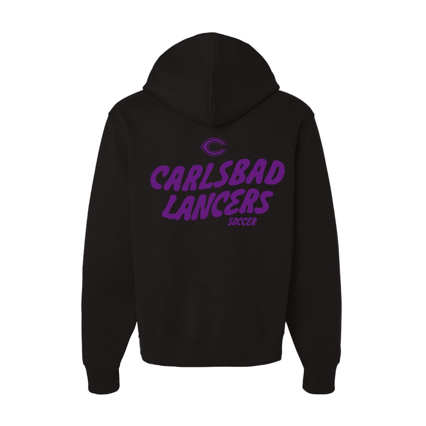 Carlsbad High Soccer (1213012) Heavyweight Hoodie- Minimalist Puff (Black)