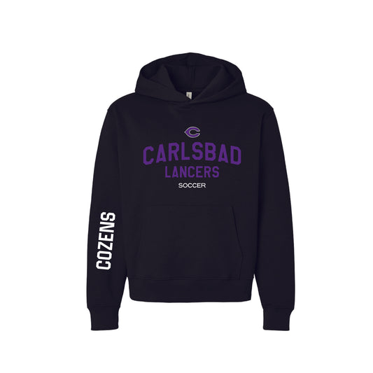 Carlsbad High MENS Soccer Heavyweight Hoodie Classic (Black)
