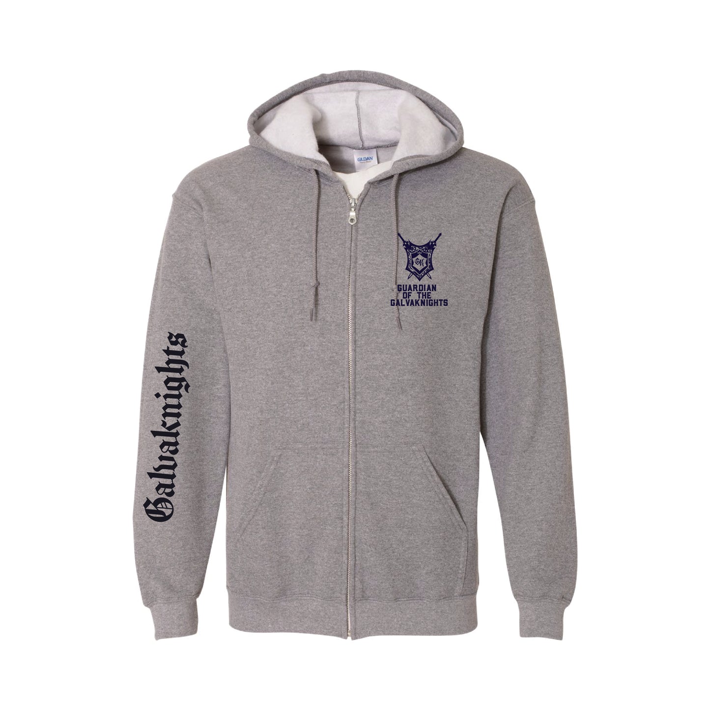 Galvaknights -Unisex Zip Hoodie (Sport Grey)
