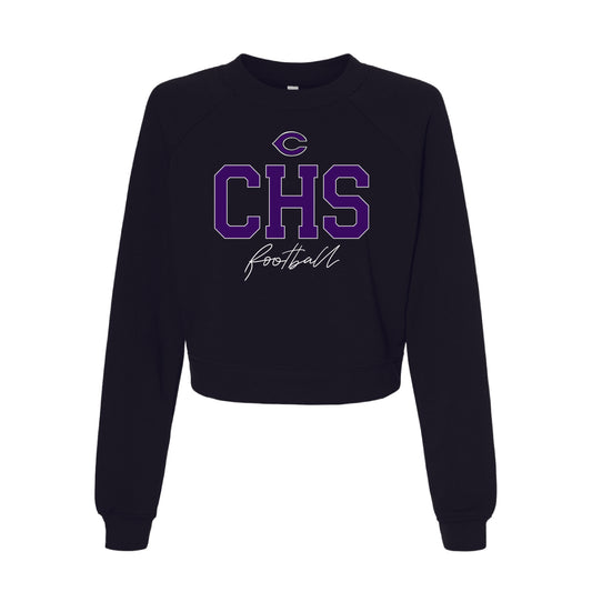 Carlsbad High- CHS Football Cropped Crewneck