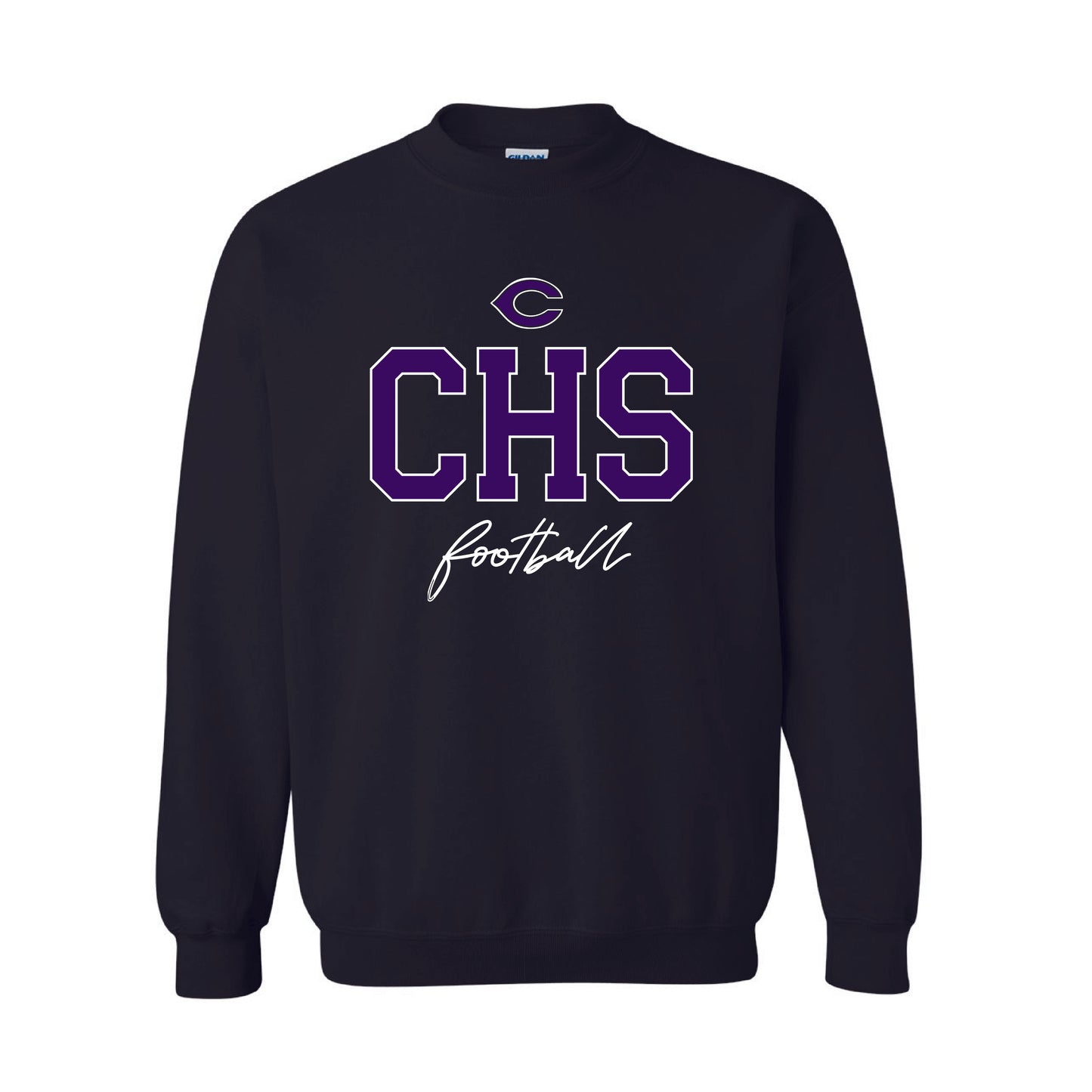 Carlsbad High- CHS Football Unisex Crewneck (Black)