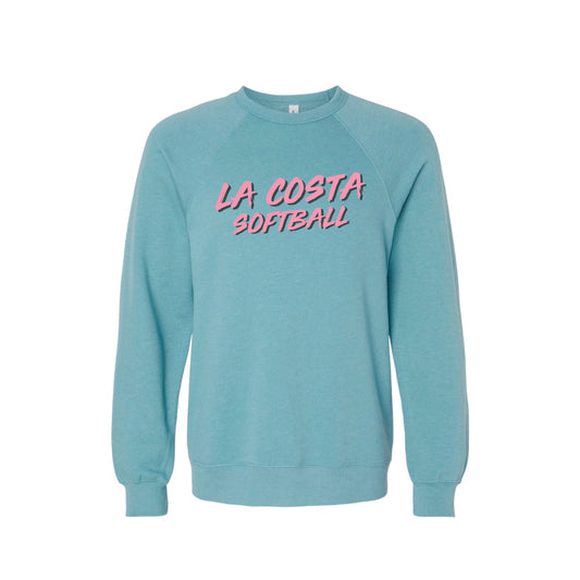 La Costa Unisex Crewneck (Heather Blue Lagoon)
